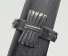 Vintage Harvey Era Sterling Silver Old Pawn Ring Small Baby Child Size 3
