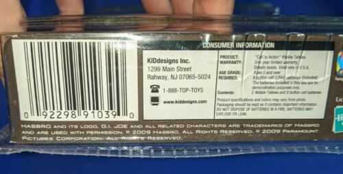 GI Joe The Rise of Cobra, Call to Action Walkie Talkies BRAND NEW 2009 RARE HTF - Picture 3 of 4