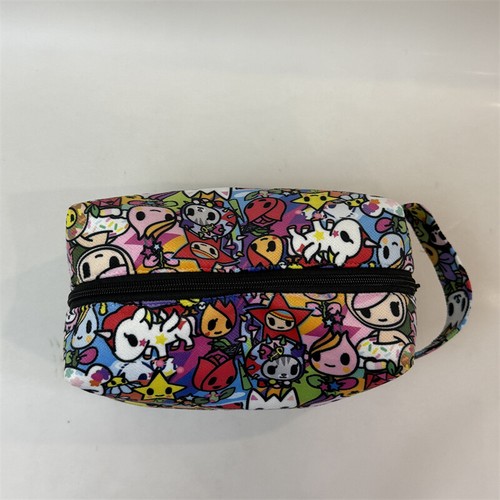 Tokidoki Anime Makeup Bag Cosmetic Tote Case Handbag Storage Travel New - Picture 3 of 9