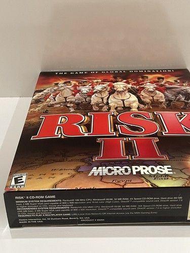 Risk II 2 The Game of Global Domination PC Game Hasbro Complete Box Sealed Disc - Picture 16 of 18
