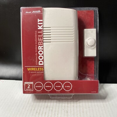 Heath Zenith Wireless Plug-in Door Chime Doorbell Kit 2