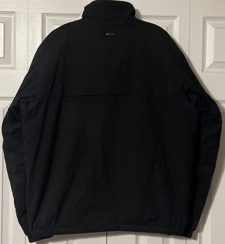 Columbia Men’s Softshell Fleece Lined High Collar Black/Gray Jacket S/Large Tall - Picture 17 of 17