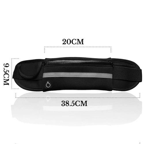 Running Bum Bag Fanny Pack Travel Waist Bags Money Zip Belt Pouch Sports Wallet - Picture 2 of 11