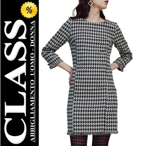 Vestito donna corto Goa Goa  Mod. MUTI (OC) manica 3/4 Pied de Poule (-40%) - Imagen 1 de 5