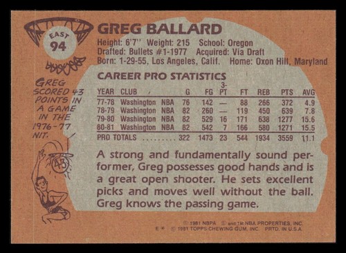 1981-1982 Topps NBA Basketball Trading Cards Base East West You Pick Choose READ - Picture 91 of 160