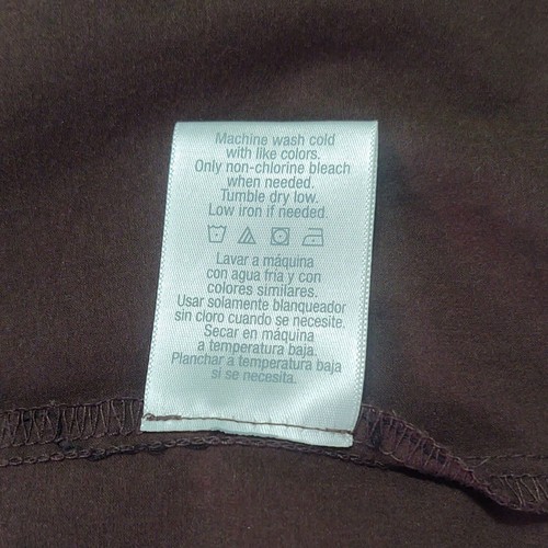 Danskin 2-in-1 wandelbare Jacke/Weste Damen XL (16-18) Zip-Off Ärmel braun - Bild 7 von 10