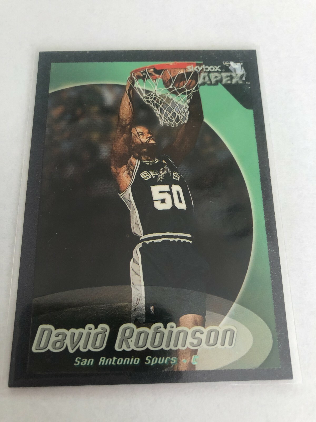 1999-00 Skybox Apex Foil David Robinson #5 Spurs HOF Legend