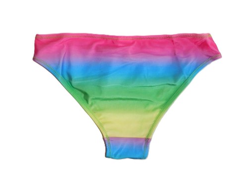 NWT GIRLS 6 8 10 12 14 BEAUTIFUL TIE DYE GREEN or BLUE TIE DYE FLOUNCY BIKINI - Picture 6 of 21