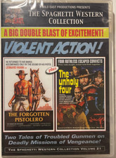 BRAND NEW SEALED Forgotten Pistolero & The Unholy Four DVD Wild East Double Feat
