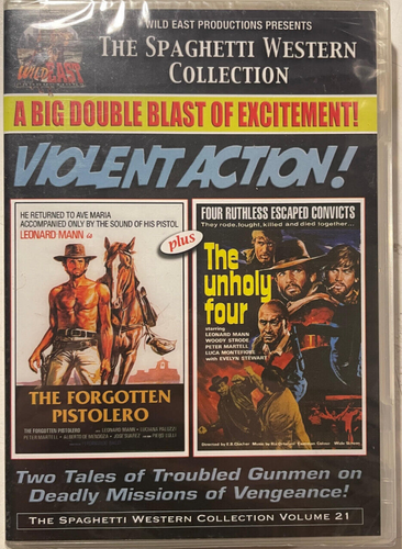 BRAND NEW SEALED Forgotten Pistolero & The Unholy Four DVD Wild East Double Feat - Picture 1 of 2