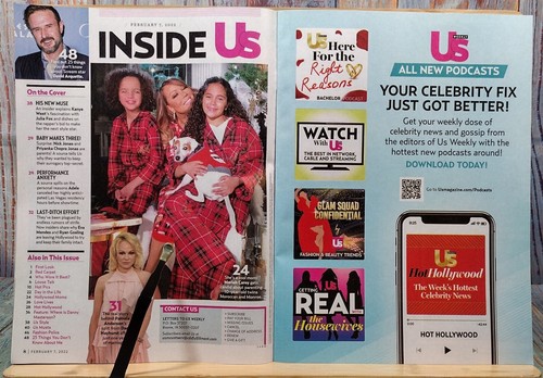 US Weekly Magazine Issue 5 Feb 7, 2022 Eva Mendes & Ryan Gosling Under Pressure - Picture 4 of 18