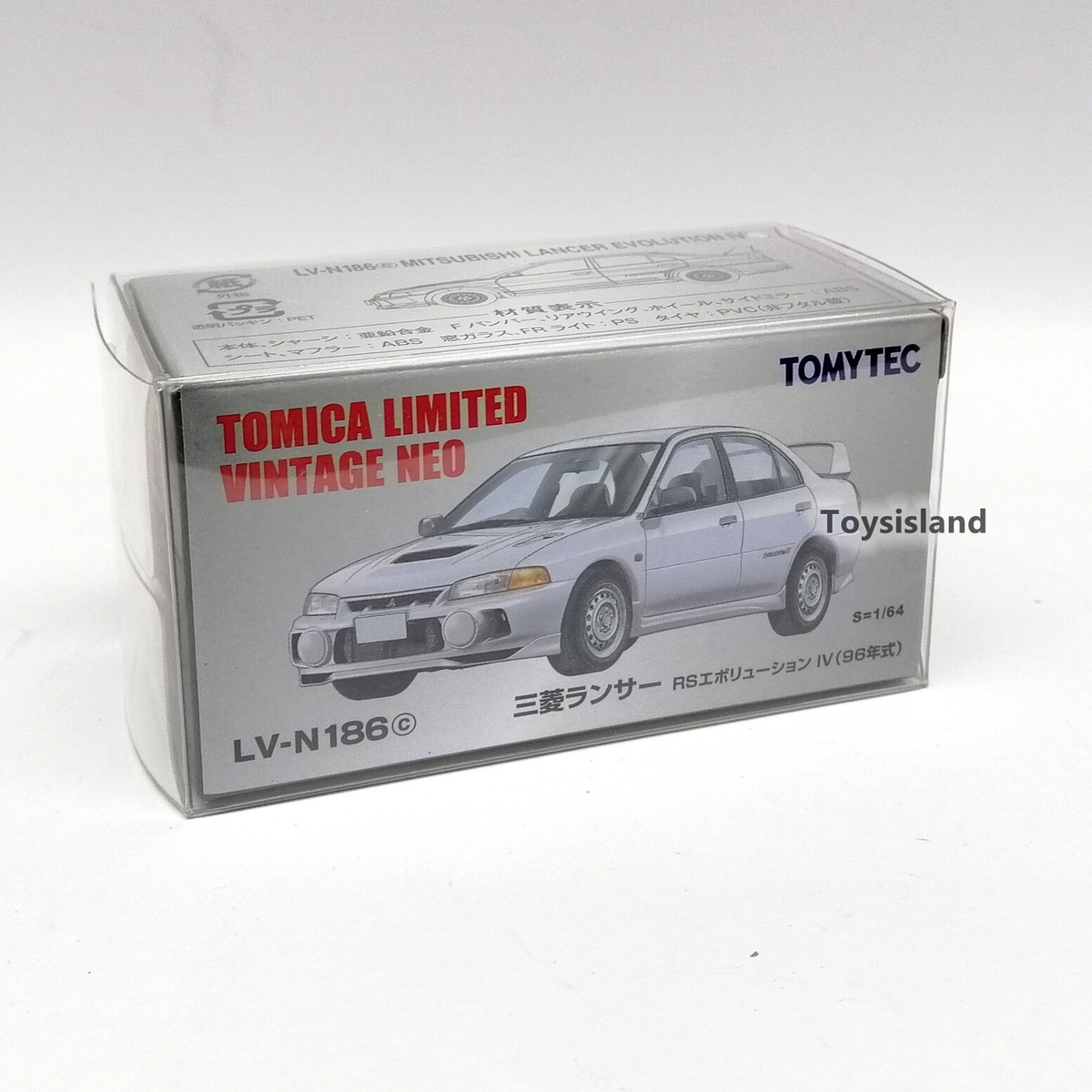 Tomica Limited Vintage NEO LV-N186c MITSUBISHI LANCER RS EVOLUTION
