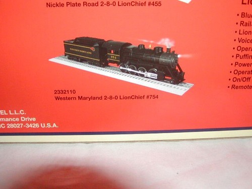 Lionel 2332110 Western Maryland LC 2-8-0 Locomotive & Tender O-27 MIB New Sealed - Picture 3 of 20