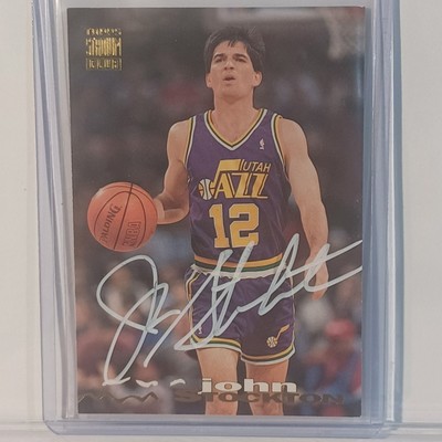 39枚限定 Stockton Topps Auto サインカード ジャズ NBA品質保証 39枚限定 Stockton Topps Auto サインカード ジャズ NBA品質保証