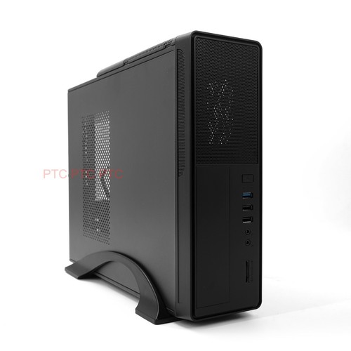Slim Desktop PC Case Micro ATX/ITX computer case with 400w Power 3x USB Port - Picture 7 of 11