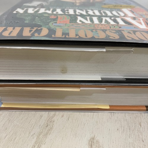 2 SIGNED Tales of Alvin Maker Orson Scott Card 1st Edition Printing HCDJ Lot - Picture 9 of 10
