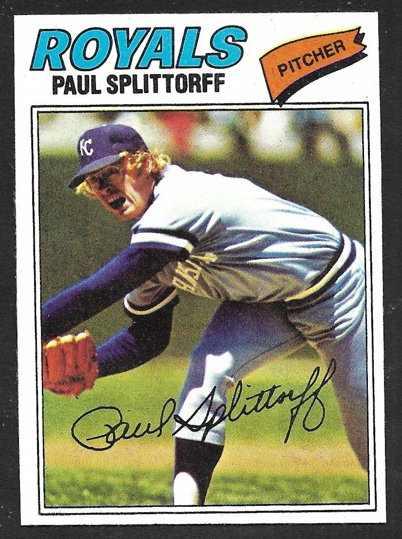 1977 TOPPS #534  Paul Splittorff  KANSAS CITY ROYALS  NM+   A