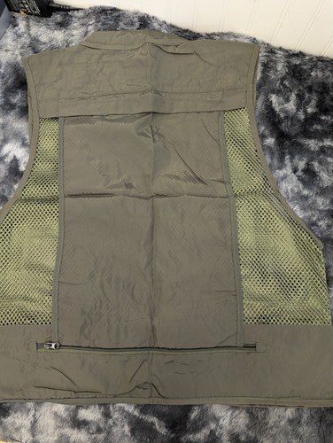 Jarusite Men's Multi Pockets Fly Fishing Hunting Mesh Vest Outdoor Jacket NEW XL - Picture 11 of 11