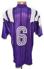 ADIDAS VINTAGE 1992/1994 VIOLET FOOTBALL SHIRT ADIDAS 6 SIZE XL ADULT
