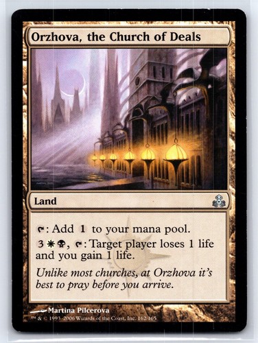 2006 MTG - Orzhova, the Church of Deals Guildpact Regular Uncommon 162/165 - Picture 1 of 2
