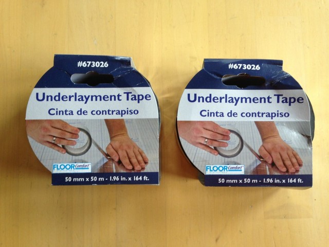 2 Floor Comfort 673026 Underlayment Tape 50mm X 50m 1 96 X 164