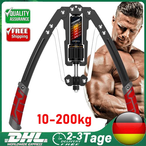 200kg Armtrainer Muskeln Expander Twister Brust Rücken Muskelaufbau Einstellbar - Bild 19 von 20