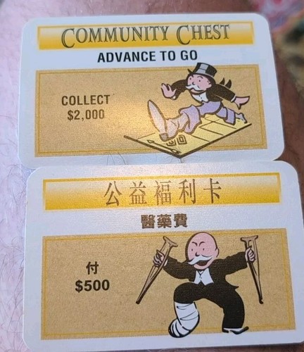 Vintage Monopoly Hong Kong Limited Edition Commemorative Edition Board Game 1997 - Picture 8 of 12