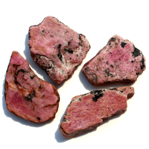 4 Pcs Burma Natural Corundum Ruby 34mm-49mm Untreated Rough Loose Gemstones Lot - Picture 5 of 14