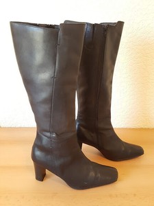 knee high boots square toe