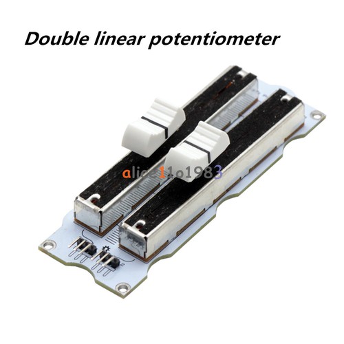 10K Double/Single Linear Slide Potentiometer Module Arduino Electronic Block - Picture 6 of 11