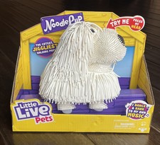 little live pets noodle pup white