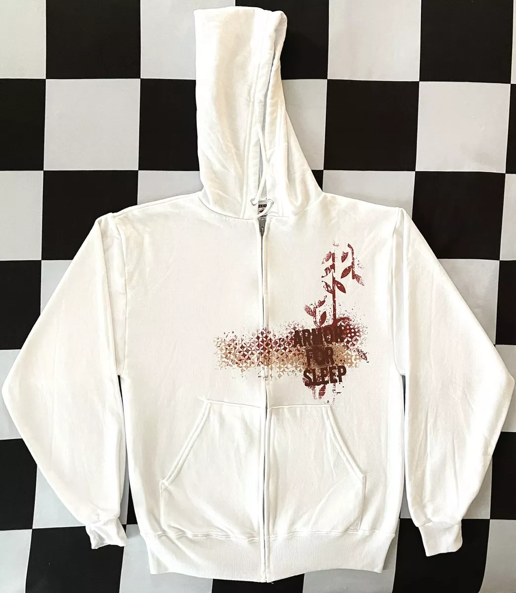 NWT Officially Licensed Armor For Sleep Graphic Print Full Zip Hoodie S