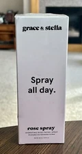 NIB Grace And Stella ROSE Spray All Day Hydrating Facial Spray 8.11oz- NEW