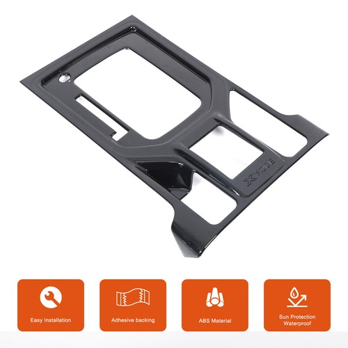 Central Control Gear Shift Panel Trim For Subaru Forester 2019-2024 Matte Black - Picture 10 of 12