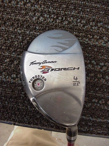 41.25 IN TOMMY ARMOUR TORCH TUNGSTEN 21 DEG 4 HYBRID GOLF CLUB REG GRAPHIT ls2 - Picture 2 of 5