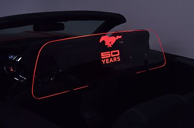 Neu Ford MUSTANG Shelby 2015 2016 Beleuchtete Windrestrictor Wind Display