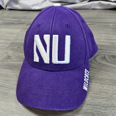Northwestern University NU  Wildcats Hat Adjustable Purple Cap Captivating
