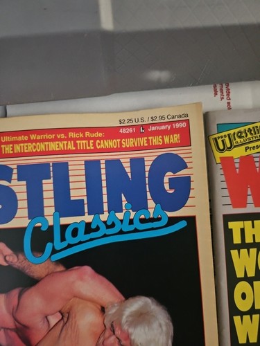 Lot of 8 Months  1990 Wrestling Classics Magazines 48261 Rare  Wwf Cb45 - Picture 8 of 24