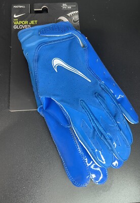 Nike Vapor Jet 6.0 Adult Football Gloves Blue 3XL CZ4127-490