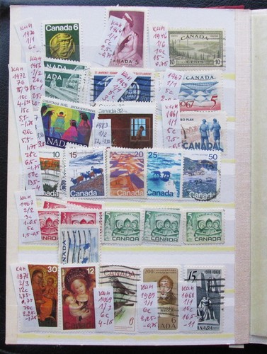 Albums with postage stamps Malaya , Canada , Kiribati , Brunei ... - Picture 3 of 20
