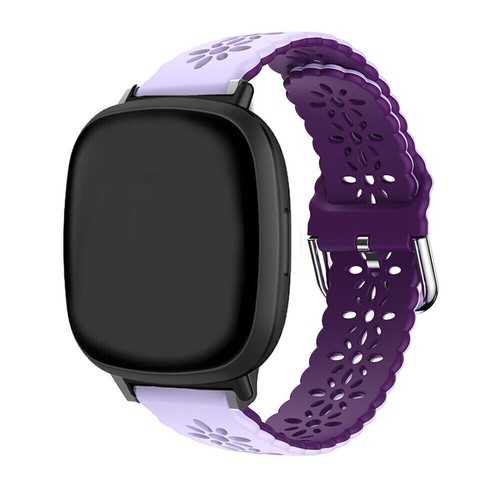 Silicone Wrist Band Strap For Fitbit Versa 4 3 Fitbit Sense 2 1 Watch Bracelet - Picture 33 of 48