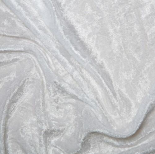 Crushed Velvet Fabric Dress Craft Stretch Velour Material 150cm Wide - Picture 9 of 43