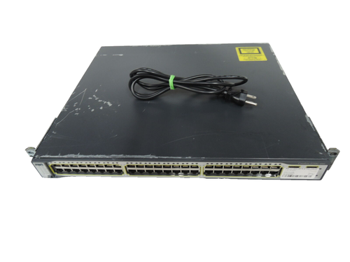 Cisco WS-C3750G-48TS-S 48 Gigabit Ports switch - Picture 2 of 4