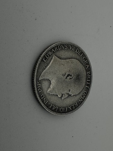 Lotto di 6 monete in argento inglesi - da Vittoriano a Giorgio VI - Foto 5 di 13
