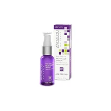 Andalou Naturals Resveratrol CoQ10 Face Serum Fruit Stem Cell 1.1 Fl Oz