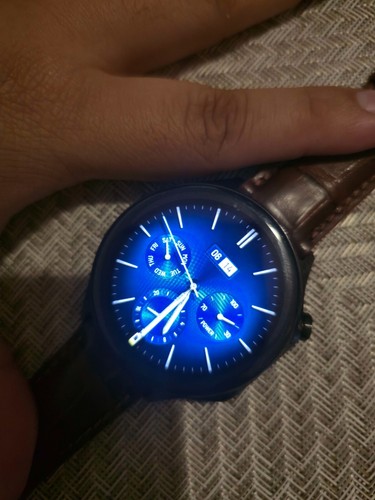 Montre connectée OnePlus Watch 2 46 mm bracelet cuir acier noir - Photo 4 sur 5