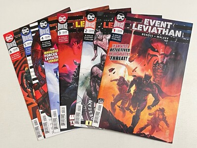 DC Comics EVENT LEVIATHAN COMPLETE SET # 1-6 BRIAN MICHAEL BENDIS VF 2019