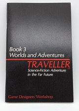 Book 3 Worlds And Adventures Traveller Science Fiction Soft Cover 2nd Ed GDW