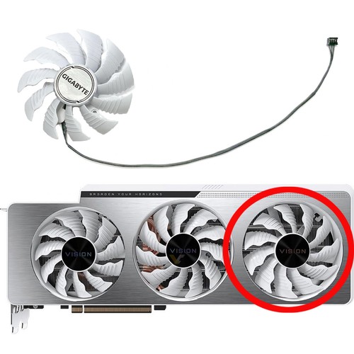 Cooling Fan Graphic Card Parts For GIGABYTE RTX3070ti 3080 3080ti 3090 VISION - Picture 12 of 18