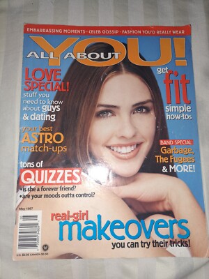 All About You Magazine 1997 Love Special, Get Fit, Band Special Garbage, Fugees